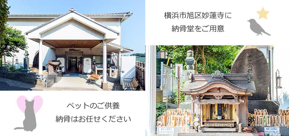 横浜市 公式 よこはま動物葬儀センター納骨堂 妙蓮寺 ペット供養 ペット納骨